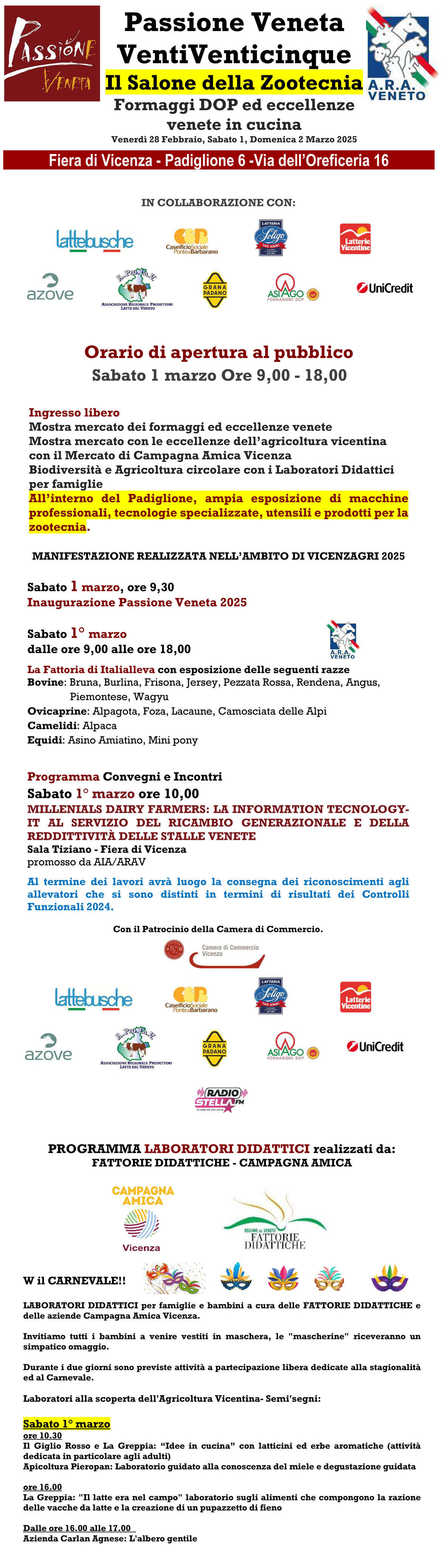 Programma Passione Veneta